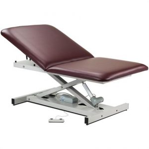 Clinton Open Base Extra Wide Bariatric Power Exam Table with Adjustable Backrest Health Products