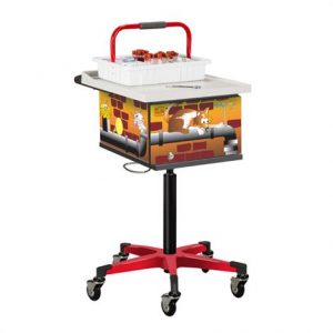 Clinton Pediatric Series Alley Cats and Dogs Phlebotomy Cart Health Products