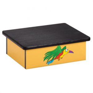 Clinton Rainforest Parrot Laminate Pediatric Step Stool Health Products