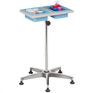 Clinton Two-Bin Mobile Phlebotomy Stand Health Products