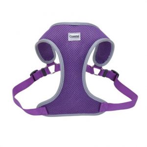 Coastal Comfort Soft Reflective Wrap Adjustable Dog Harness - Purple Health Products