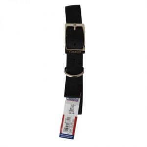 Coastal Double Nylon Collar - Black Health Products