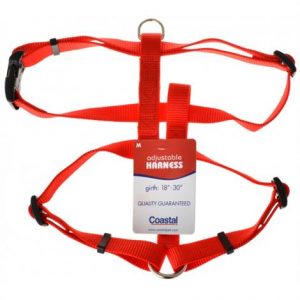 Coastal Nylon Adjustable Harness - Red Health Products