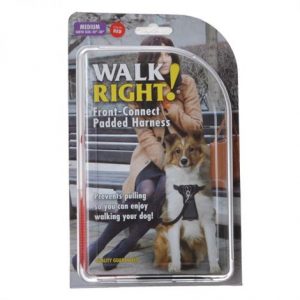 Coastal Walk Right Padded Harness - Red Health Products