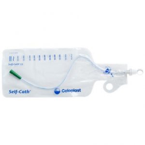 Coloplast Self-Cath Closed System Olive Coude Tip Intermittent Catheter With Guide Stripe Health Products