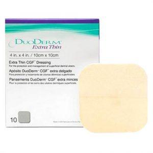 Convatec DuoDERM Extra Thin Dressing - 4 x 4 inches - Square - 187955 Health Products