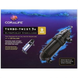 Coralife Turbo Twist UV Sterilizer for Aquariums Health Products