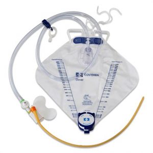 Covidien KenGuard 2-Way Silicone Coated Latex Foley Catheter Tray Health Products