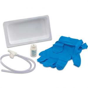 Covidien Kendall Argyle Graduated Suction Catheter Tray With Sterile Saline Bottle Health Products