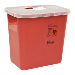 Covidien Kendall DailySafety Dialysis Sharps Disposal Container Health Products