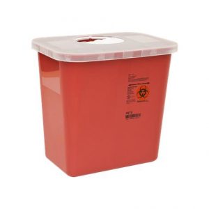 Covidien Kendall Multi Purpose Sharps Container with Lid Health Products