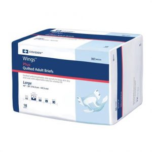 Covidien Wings Plus Quilted Adult Briefs - Super Absorbency Health Products