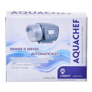 Current USA Aquachef Programmable Automatic Fish Feeder Health Products