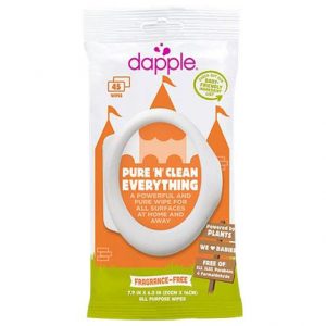 Dapple Fragrance-Free All Purpose Cleaner Wipes Health Products