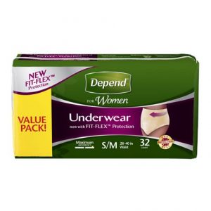 Depend Fit-Flex Maximum Absorbency Underwear For Women - Value Pack Health Products