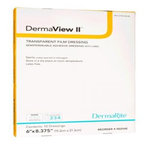 Dermarite DermaView II Transparent Semipermeable Adhesive Film Wound Dressing Health Products