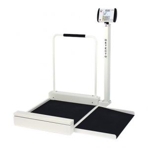 Detecto Digital Stationary Wheelchair Scale Health Products