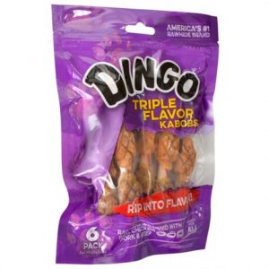 Dingo Triple Flavor Kabobs Dog Treats Health Products