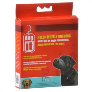 Dog It Nylon Muzzle for Dogs Health Products