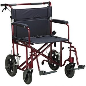 Drive Bariatric Heavy Duty Aluminum Transport Chair Health Products