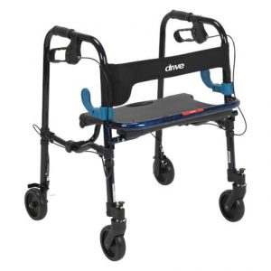 Drive Clever Lite Walker with Seat And Loop Locks Health Products