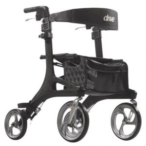 Drive Nitro Elite Carbon Fiber Rollator Health Products