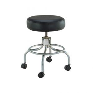 Drive Revolving Adjustable Height Stool With Round Footrest Health Products