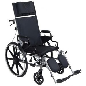 Drive Viper Plus Reclining Wheelchair With Flip Back Detachable Desk Arm Health Products