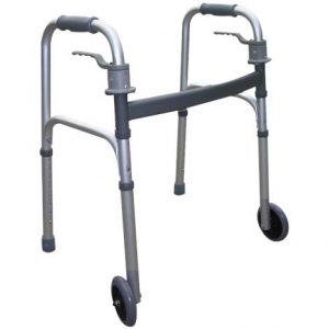 Essential Medical Endurance Fixed Wheels Trigger Release Walker Health Products