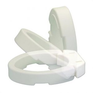 Essential Medical Hinged Toilet Seat Riser Health Products