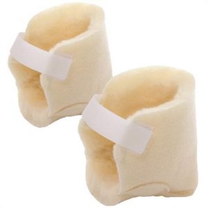 Essential Medical Sheete Synthetic Sheepskin Heel And Elbow Protectors Health Products