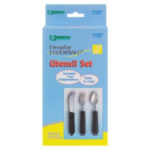 Essential Medical Soft Grip Utensil Set Health Products