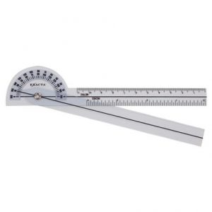 Exacta Clear Plastic 180 Degree Goniometer Health Products