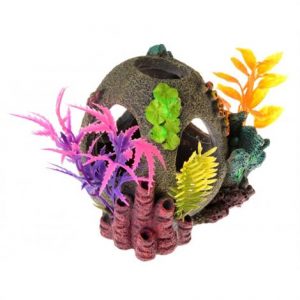 Exotic Environments Sunken Orb Floral Ornament Health Products