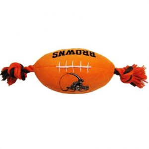 First Cleveland Browns Plush Rope Football Dog Toy Health Products