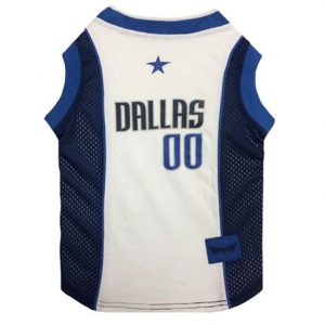 First Dallas Mavericks Cotton and Mesh Dog Jersey Health Products