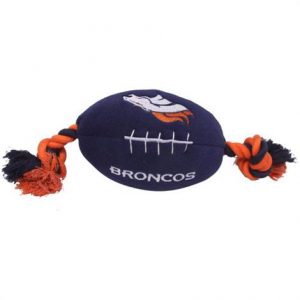 First Denver Broncos Plush Rope Football Dog Toy Health Products