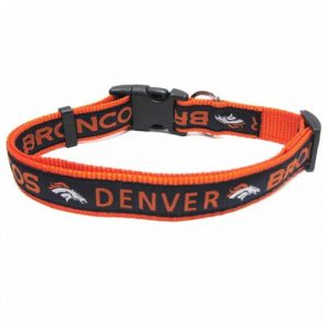 First Denver Broncos Ribbon Dog Collar Health Products