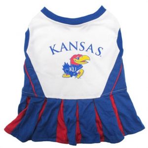 First Kansas Jayhawks Cheerleader Dog Dress Health Products