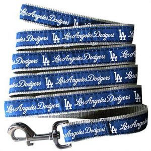 First Los Angeles Dodgers Ribbon Dog Leash Health Products