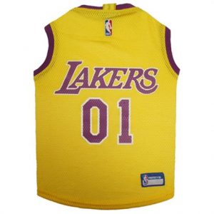 First Los Angeles Lakers Mesh Dog Jersey Health Products