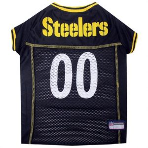 First Pittsburgh Steelers Yellow Trim Mesh Dog Jersey Health Products