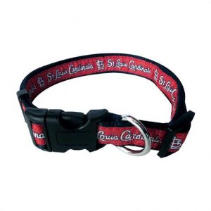 First St. Louis Cardinals Ribbon Dog Collar Health Products