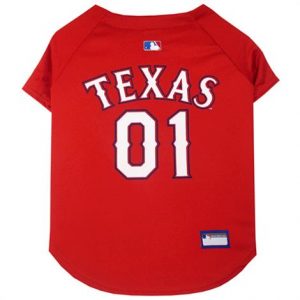 First Texas Rangers Baseball Dog Jersey Health Products