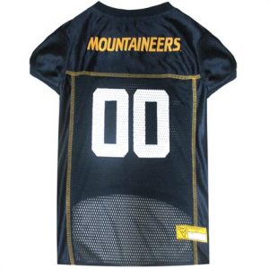 First West Virginia University Mesh Football Dog Jersey Health Products