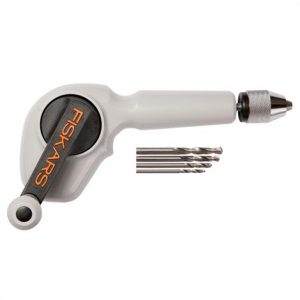 Fiskars ABS Plastic Craft Hand Drill With Four Drill Bits Health Products