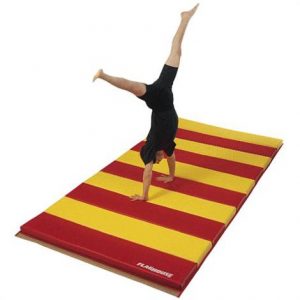 FlagHouse Deluxe Instructor Mat with 4 Sided Hook and Loop Fasteners Health Products