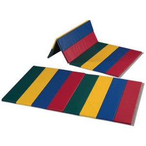 FlagHouse Deluxe Rainbow Mat with 4 Sided Hook and Loop Fasteners Health Products