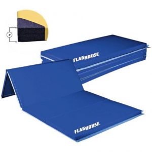 FlagHouse Polyethylene Mat with 2 Sided Hook and Loop Fasteners Health Products