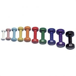 FlagHouse Vinyl Covered Dumbbell Set Health Products